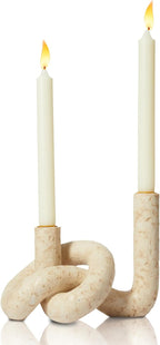 Boho Knot Taper Candle Holder