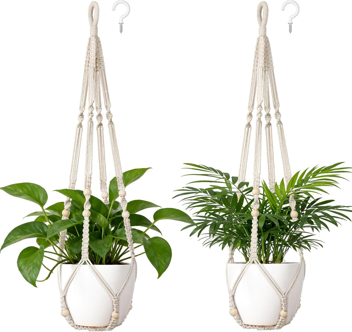 Macrame Plant Hanger Set of 2