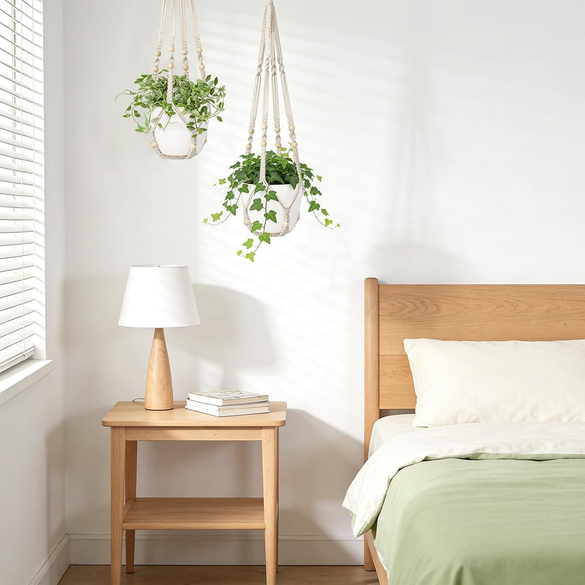 Macrame Plant Hanger Set of 2 - detail